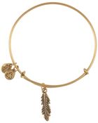 ALEX AND ANI Feather Bangle - Lyst