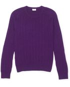 Club Monaco Cashmere Cable Crew - Lyst