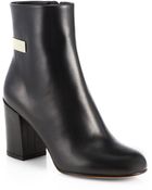 Givenchy Leather Goldbar Ankle Boots - Lyst