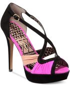 Jessica Simpson Brouge Platform Sandals - Lyst