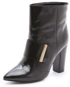 See By Chloé Chunky Heel Booties - Lyst