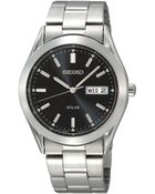 Seiko Mens Solar Stainless Steel Bracelet 37mm - Lyst