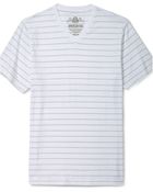 American Rag Striped V Neck Tee - Lyst