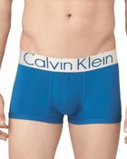 Calvin Klein Steel Micro Low Rise Trunks - Lyst