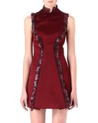 Christopher Kane Feathertrimmed Dress - Lyst