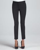 Lafayette 148 New York Woolstretch Cropped Skinny Pants - Lyst