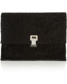 Proenza Schouler Lunch Bag Large Shearling Clutch - Lyst