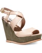 Steve Madden Brendda Platform Wedge Sandals - Lyst