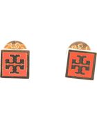 Tory Burch Logo Earrings - Lyst