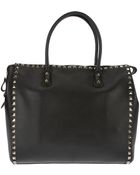 Valentino Studded Tote Bag - Lyst