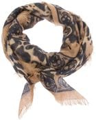 Alexander McQueen Leopard Print Scarf - Lyst