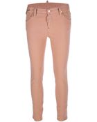 DSquared2 Cropped Skinny Jean - Lyst