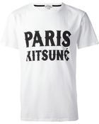 Kitsuné Tee Paris Tshirt - Lyst