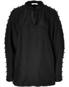 Vionnet Top In Black - Lyst