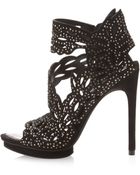BCBGMAXAZRIA Faricia Studded Cutout Pump - Lyst