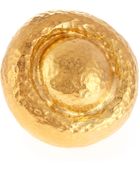 Devon Leigh Hammered Circle Ring - Lyst