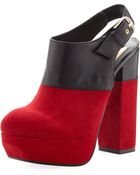Dolce Vita Joanna Platform Clog Red - Lyst