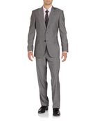 Hugo Boss The Paolini Twobutton Suit Medium Gray - Lyst