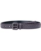 Bottega Veneta Intrecciato Leather Belt - Lyst