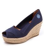 Tory Burch Filipa Wedge Espadrilles - Lyst