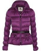 Burberry Quilted Ruched Shell Coat - Lyst