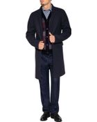 Jil Sander Wool Coat In Abyss - Lyst