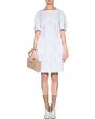 Jil Sander Leather Half Boots In White/Beige - Lyst