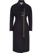 Miu Miu Wool And Angora-Blend Coat - Lyst