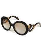 Prada Acetate Baroque Gradient Sunglasses - Lyst