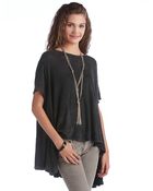 Free People Circle In The Sand Acid Wash Tee - Lyst