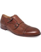 Johnston & Murphy Carlock Double Buckle Captoe Shoes - Lyst