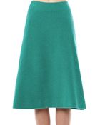 Lucas Nascimento Aline Flannel Midi Skirt - Lyst