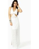 Nasty Gal Daisy Crochet Maxi Dress - Lyst