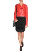 Vanessa Bruno Vermilion Leather Jacket - Lyst