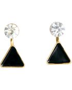 Asos Mini Swing Triangle Earrings - Lyst