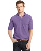 Izod Short Sleeve Pique Polo - Lyst