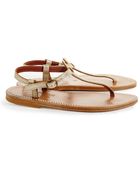 K. Jacques Metallic Picon Sandal Metallic Picon Sandal - Lyst