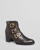 Paul Green Pointed Toe Booties Rage Buckle - Lyst