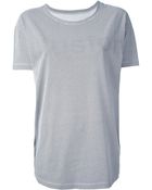 Mm6 By Maison Martin Margiela Optical Effect Tshirt - Lyst