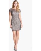 Pisarro Nights Beaded Lace Sheath Dress - Lyst