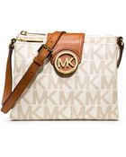 Michael Michael Kors Large Fulton Logo Crossbody - Lyst