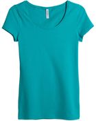 H&M Basic Top - Lyst