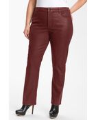 Nydj Sheri Coated Skinny Stretch Denim Jeans - Lyst