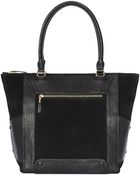 Vince Camuto Mikey Leather Suede Tote Bag - Lyst
