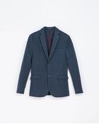 Zara Blazer with Elbow Patches - Lyst