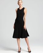 Donna Karan New York Sleeveless Dress Panelled Flirty - Lyst