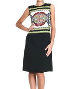Etro Dress Sleeveless Cady Print - Lyst