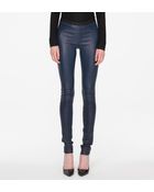 Helmut Lang Stretch Leather Legging - Lyst