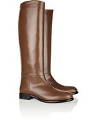 Marni Leather Knee Boots - Lyst