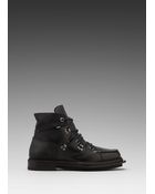 McQ by Alexander McQueen Lipp Boot in Black - Lyst